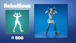 Rebellious  Fortnite Emote [upl. by Ellehcam]