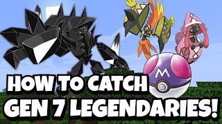 How To Catch EVERY Generation 7 LEGENDARY in Pixelmon [upl. by Domeniga]