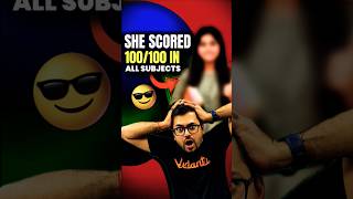 She Scored 100100 in all Class 10 Papers 😱 CBSE 10 Topper Story class10 cbse10 studytips [upl. by Dihgirb365]