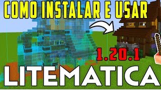 como baixar litematica minecraft 1201 instalar e utilizalo [upl. by Alimaj]