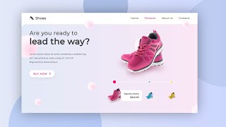 Product Landing Page HTML  CSS [upl. by Kirbie]