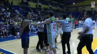 MJ Ayaay and Joseph Gabayni Scuffle  Nueva Ecija vs Zamboanga MPBL 2024 [upl. by Nhtanhoj]