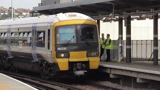 Southeastern Class 465 arrives at Rochester station [upl. by Atiroc42]