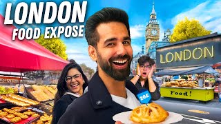 LONDON FOOD EXPOSING IN 24 HOURS  Rimorav Vlogs [upl. by Wulfe]