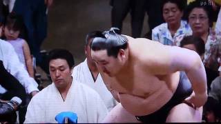 Asashoryu vs Kaio Day12 KugatsuBasho 2009 Sep [upl. by Rossner]