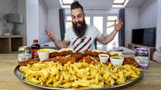 THE ULTIMATE FISH SUPPER CHALLENGE  BeardMeatsFood [upl. by Glennon]