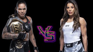 Amanda Nunes VS Julianna Peña  PESO GALO F [upl. by Alaek]