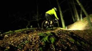 MTB Enduro Nightride Hometrail Hochwald Saarland [upl. by Honniball255]