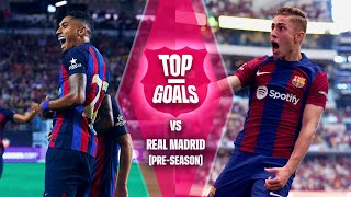 ⚽ TOP GOALS against REAL MADRID in USA  El Clásico  FC Barcelona 🔵🔴 [upl. by Peppard163]