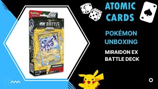 Pokémon Unboxing  Miraidon ex Battle Deck [upl. by Eigram596]