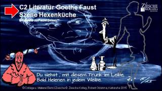 Zertifikat B2C1 Goethe Faust Mephisto Hexenküche Zitate [upl. by Disharoon]