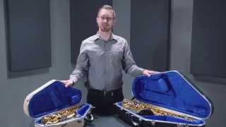 Hiscox Cases Pro II Series Alto and Tenor Sax Shell Case [upl. by Arobed]