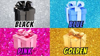 Choose Your Gift from 4 Glitter Edition🎁🌈 4 gift challenge 4giftbox pickonekickone wouldyourather [upl. by Joselow]