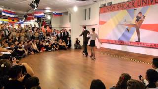 Lindy Shock 2015  Showcase  Arnas amp Kamile 1st place [upl. by Marentic]