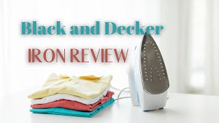 Black and Decker Iron Review [upl. by Annailuj]