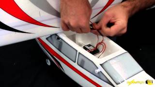 EFlite Apprentice S RC Plane  Assembly and Action Video [upl. by Samale]