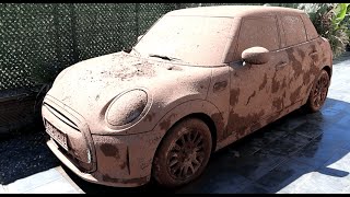 3 YEARS UNWASHED CARS  Wash the Dirtiest Mini Cooper [upl. by Ecyned]