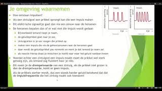 Klas 1 Thema 5 Waarneming gedrag regeling Basisstof 1 Je omgeving waarnemen [upl. by Athallia]