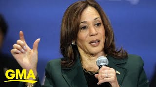 Harris makes play for Republicans in battleground states [upl. by Minnie]