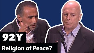 Christopher Hitchens and Tariq Ramadan Debate Is Islam a Religion of Peace [upl. by Diad]