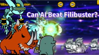 Can AI beat Filibuster  The Battle Cats [upl. by Sergeant]