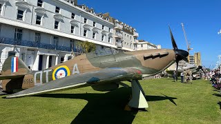 Spitfire Jet Air Show Folkestone UK 2023 [upl. by Dzoba]