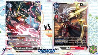 DIGIMON TCG Local match MegaZoo Omnimon BlueBlack vs Gaiomon Red  PIEDRA BRUJA [upl. by Tildi]