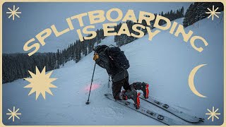 How to splitboard for beginners its easy [upl. by Mansur]