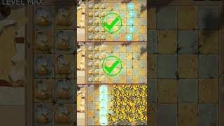 Pvz 2  Citrons level 1 Max Mastery 200 Vs 50 Pharaoh Zombies shorts [upl. by Hoskinson291]