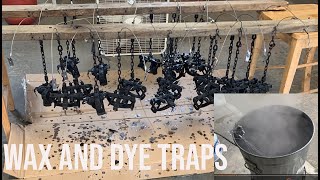 How to Wax and Dye Foothold Traps [upl. by Zulema]