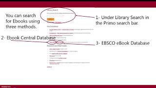 Find Ebooks Using EBSCO Ebooks Collection [upl. by Mia]