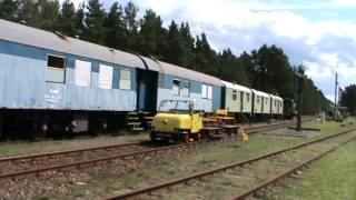 Trabant Draisine beim Bahnhofsfest Kleinbahren 2728082011 der NLME [upl. by Hanonew663]