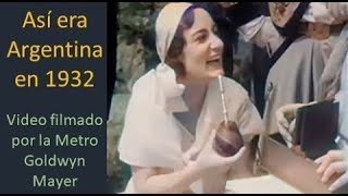 Video de ARGENTINA a inicios del siglo XX EN COLORES  BUENOS AIRES 1932 Historia documental [upl. by Dyan]