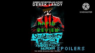 Skulduggery Pleasant A Mind Full Of Murder Book Review Spoiler [upl. by Giffie636]