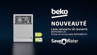 Beko  Lavevaisselle économe en eau SaveWater [upl. by Moulden]