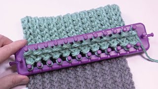 How to Cast Off No Stretch Beginner Loom Knitting [upl. by Mcgurn704]