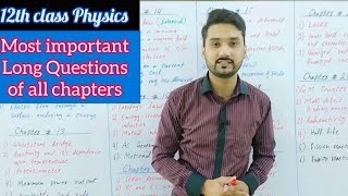 Class 12th PHYSICS Most Important PYQs 2024  CBSE Board  Paper यही से आएगा  🔥 [upl. by Eolhc]