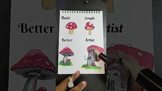 Draw Toadstools fantasy toadstool howtodraw easydrawing art painting [upl. by Huff]