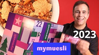 Müsli Adventskalender 2023 der mymuesli snack  Inhalt unboxing  AdventTotal [upl. by Iznil506]