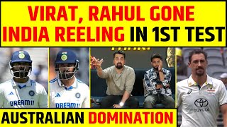 🔴INDIA VS AUSTRALIA DAY 1 LUNCH  VIRAT KOHLI KL RAHUL OUT INDIA IN TROUBLE [upl. by Merci885]