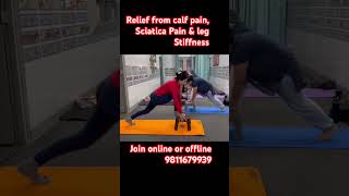 Relief from calf painSciatica painamplegs Stiffness🦵🏻🦵🏻🥰sciaticapaintreatment calfpain [upl. by Aynatahs]