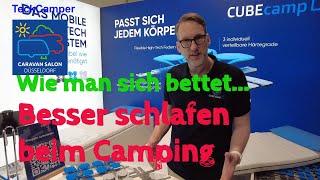 Caravan Salon 2024Tellerfedern Matratzen Kissen und Decken [upl. by Burchett671]