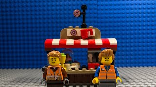 Coffee A Lego stop motion animation [upl. by Llerdna812]