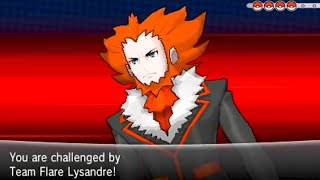 Pokémon X amp Y Team Flare Boss Lysandre Battle Theme [upl. by Edsel506]