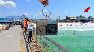 Dropped a GoPro Under a Pier and Saw Something Crazy [upl. by Oneil]