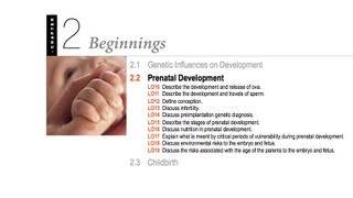 1100 022  Prenatal Development [upl. by Nnaeirrac]