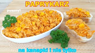 Paprykarz  przepyszna sałatka  pasta kanapkowa 👌 idealna na śniadanie lub kolację 👌 smarowidło [upl. by Carlo]