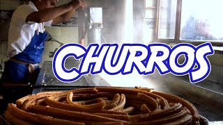 How Churros Are Made in Mexico El Moro [upl. by Rip]