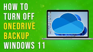 How To Turn Off OneDrive Backup Windows 11 [upl. by Winchell]