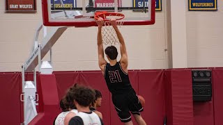 Jeffrey Perkowski 20232024 RU Basketball Highlight Reel [upl. by Rosa]